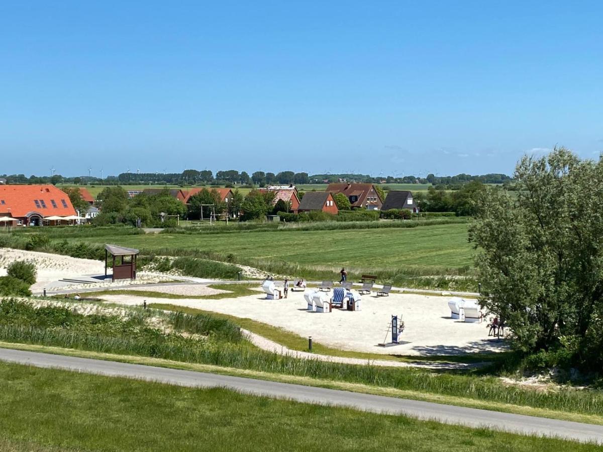 Ferienhaus Sieglinde Mit Deichblick Emden Esterno foto