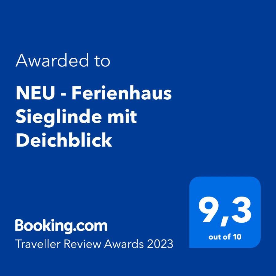 Ferienhaus Sieglinde Mit Deichblick Emden Esterno foto